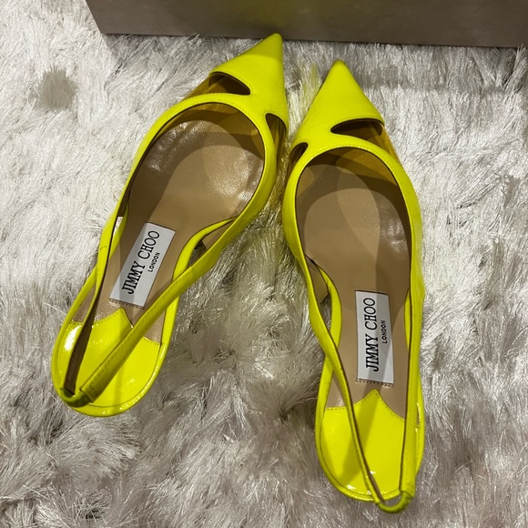 Brand New Jimmy Choo Ginnie 65 Slingback Pointed Toe Pumps - Picture 5 of 12